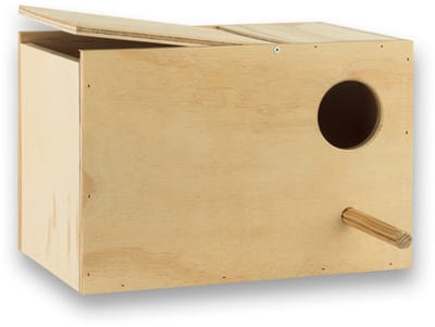 Horizontaal nestkast Valkparkiet – Veilig & comfortabel broeden - Vogelhuisje - Nestkastje - Vogel Huis - Nestkast valkparkiet - Broedblokken voor parkieten - Nestkasten / vogelhuisjes - Nesten - Valkparkiet (Nymphicus hollandicus)
