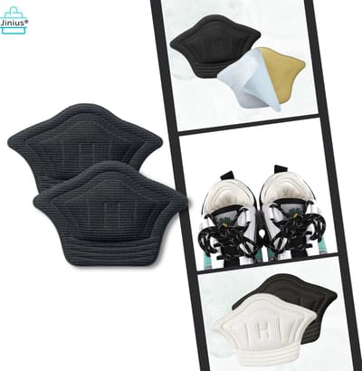 Hielzooltjes - Hielzool - Hielbeschermer - Hielkussen - Sneakerpad - ZWART - 1 Paar - Foam - Voorkom Blaren - Comfort - Extra Stevig - Schoenmaat Universeel