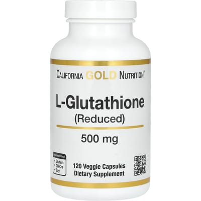 California Gold Nutrition, L-Glutathion (Gereduceerd), 500 mg, 120 Veggie Capsules