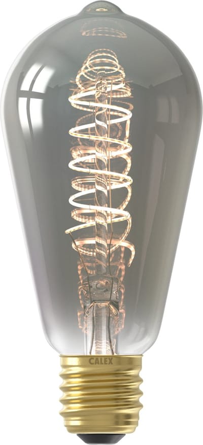 Calex Filament LED Lamp - E27 - Titanium - Lichtbron - 4W - Dimbaar