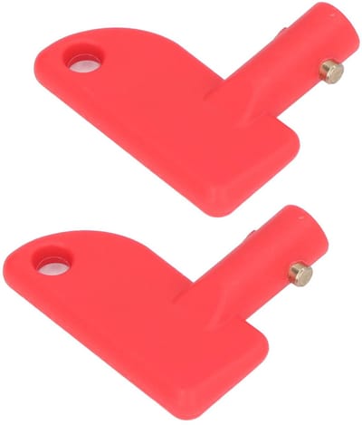 Dailygoods - Isolator Schakelaar Sleutels - Roestvrij en Duurzaam - Betrouwbaar en Veilig - Geschikt voor Boot, Auto en Truck - Handig voor Sleutels -...