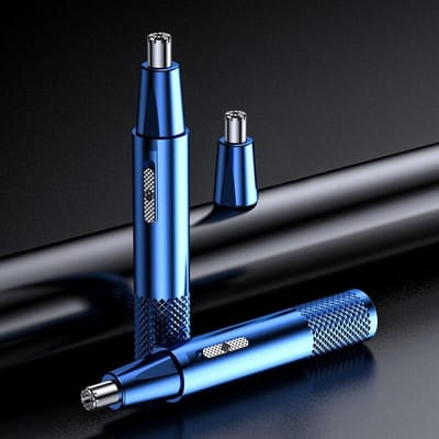 2023 Nieuwe Elektrische Neus Tondeuse Oplaadbare Scheren Neus Oor Trimmerfor Mannen Scheren Ontharing Scheermes Baard double shaver heads