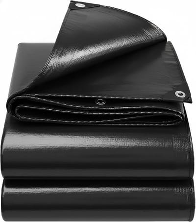 Dailygoods- Afdekzeil Waterdicht - Zeildoek met Ogen - 3 x 3 m - Afdekfolie - Afdekzeil Tuinmeubelen - Duurzaam Materiaal