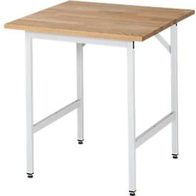 RAU werktafel, beuken blad, 750 x 1000 x 800-850 mm