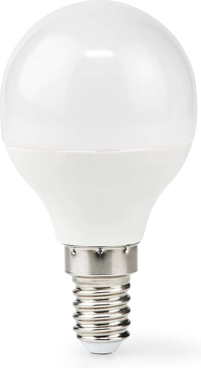 Nedis LED-Lamp E14 - G45 - 4.9 W - 470 lm - 2700 - Warm Wit - Frosted - 1 Stuks