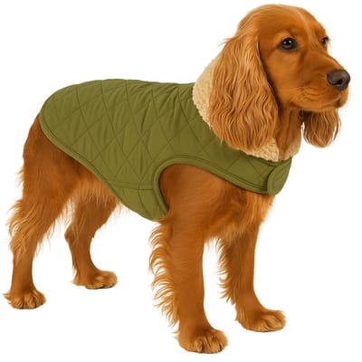 Hondenjas – Flamingo Bonnie – honden jas – hondenjasjes winter – hondenjas waterdicht – 45 cm – A:45cm B:36-44cm C:58-64cm – groen