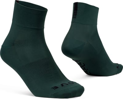 GripGrab - Lightweight SL Korte Performance Zomer Fietssokken 1 Paar Coolmax Wielersport Sokken Low Cut - Groen - Unisex