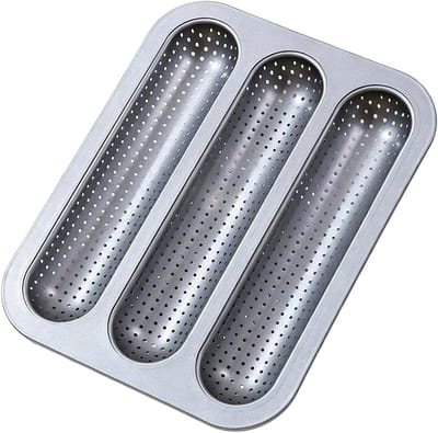Bakvorm Frans - Broodvorm Lang - Brood Bakken - Gelijkmatige Warmte - 32.5 x 3.5 cm - Zwart