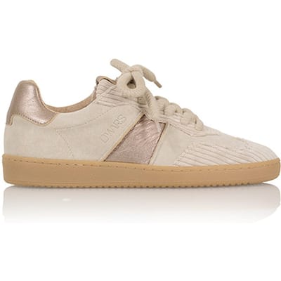 DWRS label Poona Corduroy Beige / Stone Maat: 43 | Sneakers Outlet | Dames | Beige