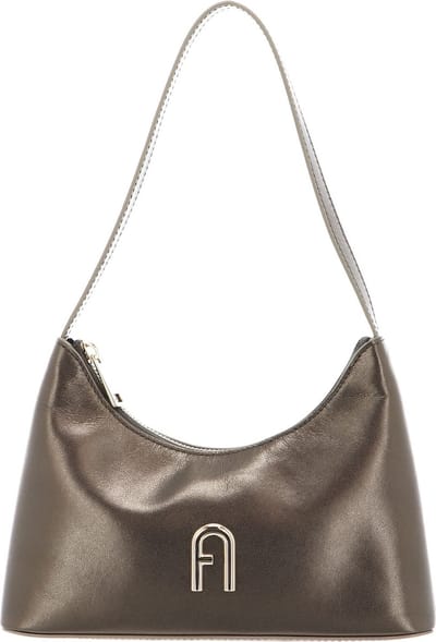 FURLA Leren Schoudertas Avondtas Diamante Mini Shoulder Bag Color Gold Bronze Goudkleurig