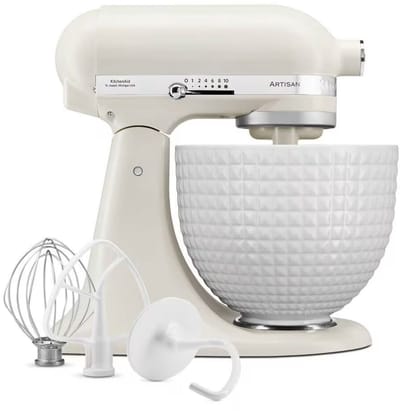 Kitchenaid Artisan 5KSM156CXEPL - Keukenmachine - 4,7L - Porcelein Wit - 3 Menghaken