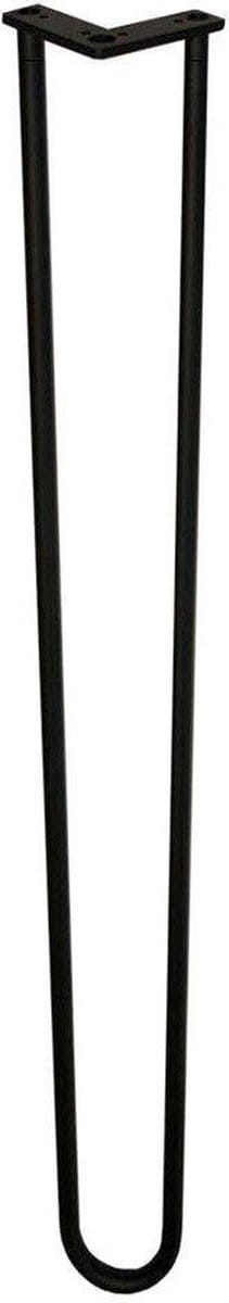 FLE - Stalen hairpin zwart hairpin ø 1,6 cm en hoogte 105 cm