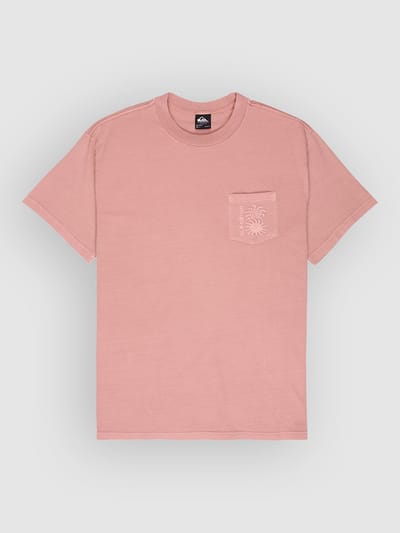 Quiksilver Oxni Washed T-shirt Met Korte Mouwen Roze XL Man