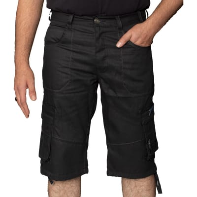 Enzo Heren Cargo Combat Denim Short