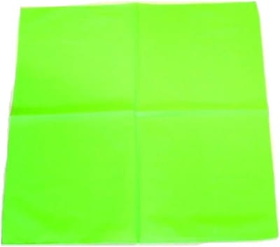 Zac's Alter Ego - Plain Neon Green Bandana - Groen
