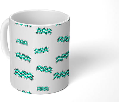 Mok - Koffiemok - Aquarius - Astrologie - Zodiac - Design - Mokken - 350 ML - Beker - Koffiemokken - Theemok
