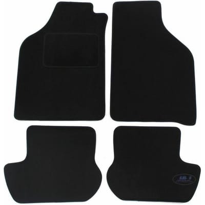 Tapis De Sol Noir Velours - J&J AUTOMOTIVE - Ford KA 1997-2008 - Sur Mesure - Antidérapant - Imperméable noir