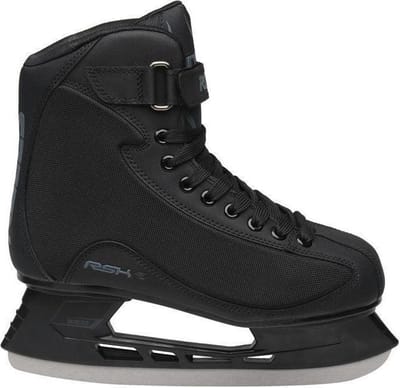 Roces - RSK 2 - IJshockeyschaatsen - Schaatsen Heren - Zwart - Stevige Constructie & RVS IJzer - Maat EU 46