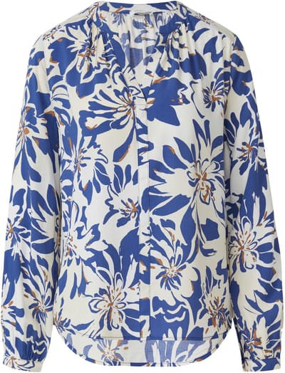 Blouse Tunikablouse van Viscosemix met All-over-Print voor vrouwen s.Oliver