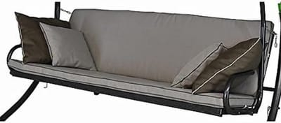 SnelShoppen - Luxe schommelbank kussen 180 x 50 x 50 cm - Beige Elegance Style - Comfortabel en weerbestendig - Perfect voor tuin, balkon, en loungese
