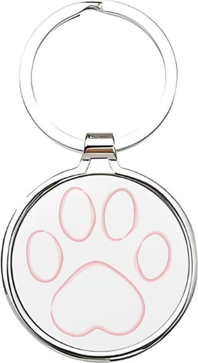 Akyol - Hondenpoot Sleutelhanger - honden - Honden liefhebbers - Hond - puppy - huisdier - 4 x 7,5 CM