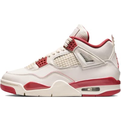 Air Jordan 4 Retro Valentijnsdag Dames Sneakers Crème Bleek-Ivoor Sierra-Rood HV0823-108 41