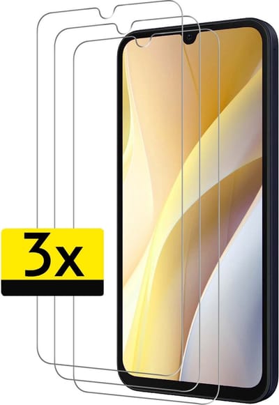 Screenprotector - Geschikt voor Samsung Galaxy A15 - 3 Stuks - Extra Sterk - Beschermglas - Gehard Glas - Tempered Glass - Screen Protector