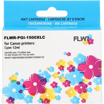 FLWR - Cartridges / Canon PGI-1500XL / cyaan / Geschikt voor Canon