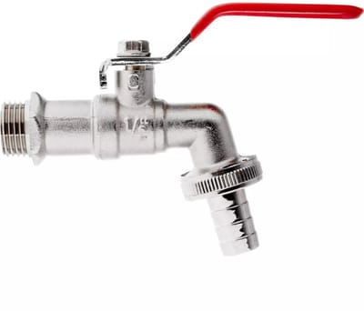 GEKO IBC tapset - duurzame metalen kraan - standaard 3/4" aansluiting - 1/2" slangverbinding