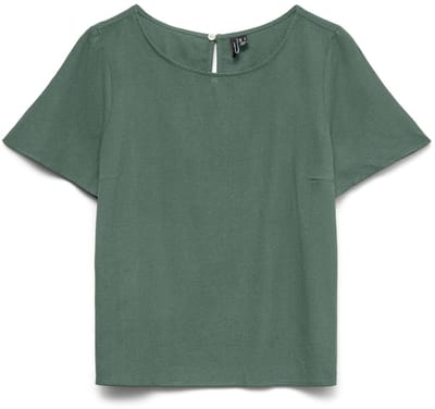 VERO MODA - VMMYMILO SS O-NECK TOP WVN GA - Dames - Blouses