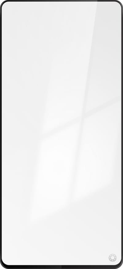 Force Case, Screenprotector geschikt voor Xiaomi 11T / 11T Pro - Organic Glass Ultra-Resistant, Transparant zwart