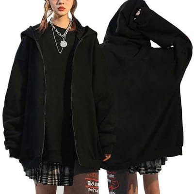 Anime Jujutsu Kaisen Fushiguro Megumi hoodies M black