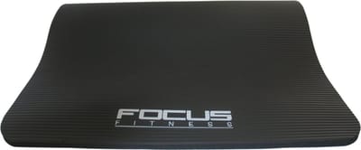 Focus Fitness - Fitnessmat - NBR Sportmat - Yogamat - Zwart