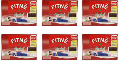 Fitne Senna Kruidenthee (6 x 40g) 240g Voordeelverpakking – Origineel uit Thailand | 120 Theezakjes, Cafeïnevrije Kruidenthee | Natuurlijke Ondersteuning voor de Spijsvertering met Kajal Sticker