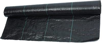 Wering Doek - Onkruiddoek Bodembedekking - Tuin Onderhoud - Waterdoorlatend Geweven - 1.5 x 100 Meter - Zwart