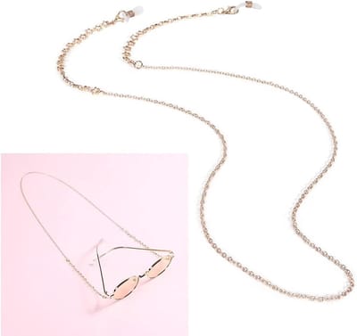 Zonnebrilketting Houder, Eenvoudige Mode Ketting van Legering, Anti-Slip Cord voor Zonnebrillen en Brillen