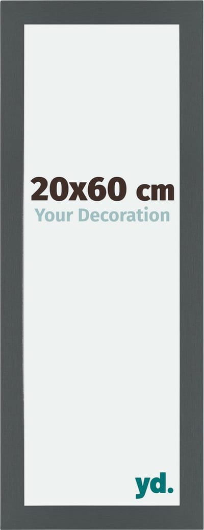 Your Decoration - Fotolijst 20x60 cm - MDF - Antraciet - Mura