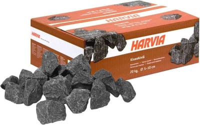 Natuurlijke Sauna Kachelsstenen 20 KG - Geschikt voor 5-10 cm Saunaovens