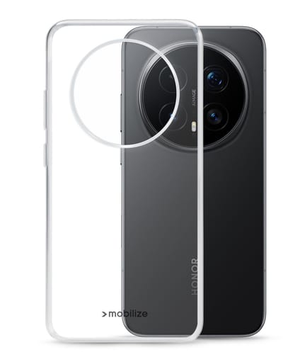 Mobilize Doorzichtig Hoesje geschikt voor HONOR Magic 8 Pro Telefoonhoesje Flexibel TPU | Mobilize Gelly Case Backcover | Doorzichtig Telefoonhoesje Magic 8 Pro | Magic 8 Pro Case | Back Cover - Transparant