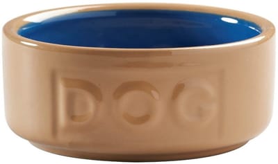 Mason Cash Cane Keramische Hondenkom, 12,7 cm, Blauw Riet & Blauw Eén maat