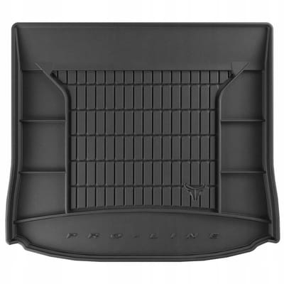 Kofferbakmat voor FORD Edge II vanaf 2017 - Rubber TPE - Hoge Rand 5cm - Anti-Slip - Geurloos