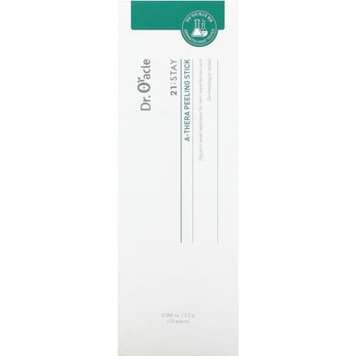 Dr. Oracle, 21;Stay, A-Thera peelingsticks, 10 stuks, 2,5 g (0,088 oz) elk gray