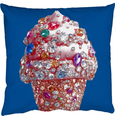 Sierkussens - Kussentjes Woonkamer - 50x50 cm - Ijsje - Hoorntje - Steentjes - Blauw