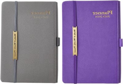 Maandelijkse Planner - Agenda Boek - Plannen Maken - Elastische Sluiting - A4 en A5 - Zwart