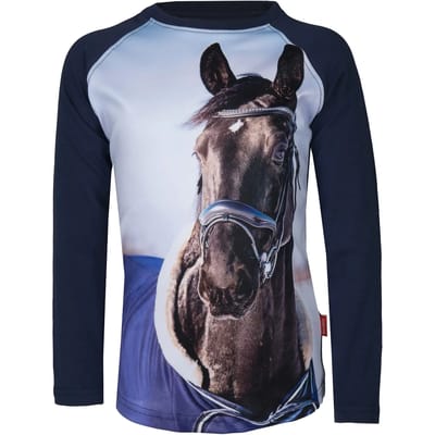 Kinder-T-shirt met lange mouwen Red Horse Pixel FW22