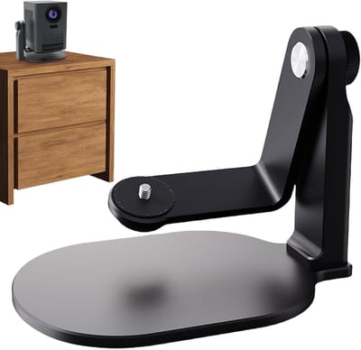 Projectorstandaard Bureau - Projectorhouder Tafel - Film Kijken - 360 Graden Verstelbaar - Compact Formaat - Zwart