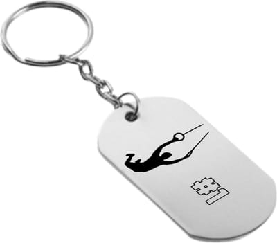 Akyol - turnen sleutelhanger - Turnen - familie vrienden - cadeau - 54 x 29mm