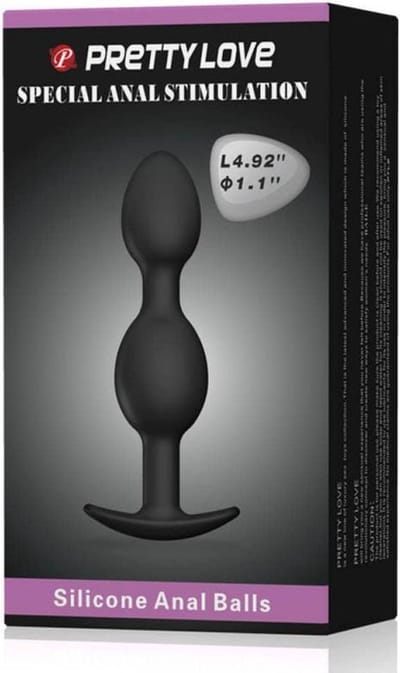Pretty Love Special Anal - Buttplug - 12.5 x 3.3cm - Zwart
