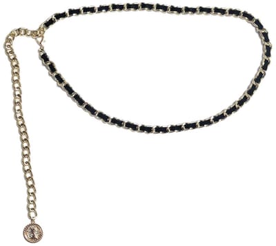 Dailygoods- Tailleketting Goud - Verstelbare Body Link Riem - Modieuze Tailleriem - Punk Riem - Geschikt voor Jongens/Meisjes - Hoogwaardig Metaal