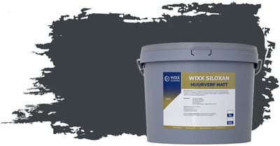 Wixx Siloxan Buitenlatex Matt - 10L - RAL 7016 | Antracietgrijs